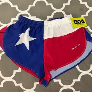 BOA Running Shorts (1” inseam) Texas State Flag